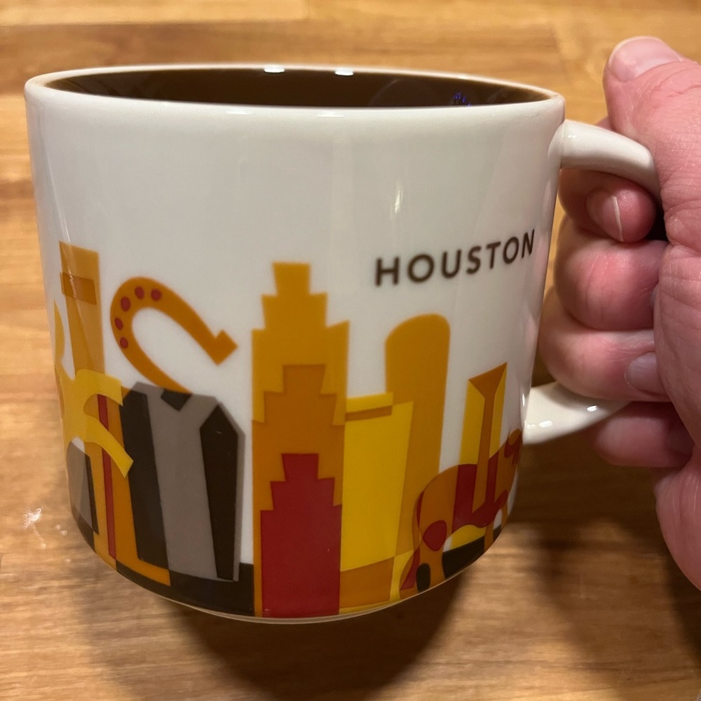 Houston Starbucks city mug. You are here collection.